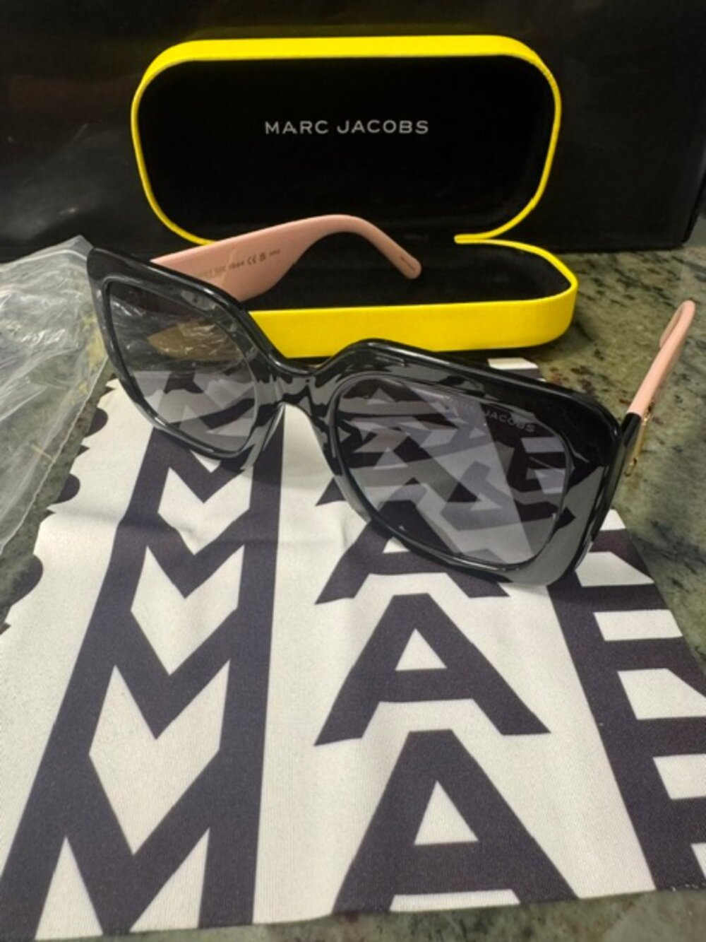 Marc Jacobs MARC 647/S 3H2(9O) 53 21 145 Women's Sunglasses Oversized Style-NWT